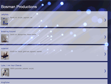 Tablet Screenshot of bosmanproductions.com